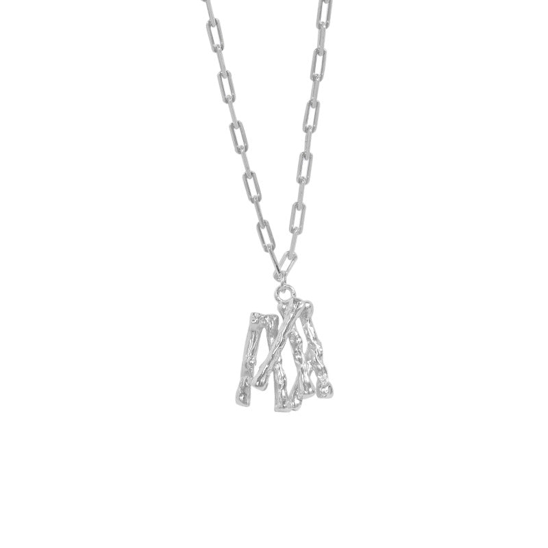 Casual Irregular Branches 925 Sterling Silver Necklace - JEWELLY