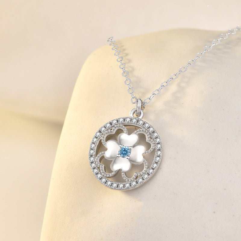 Classic Hollow CZ Four Leaves Clover 925 Sterling Silver NecklacePendant Size: 12mm * 12mm 
Metal Material: Solid 925 Sterling Silver
Accent Stone: AAA Cubic Zirconia
Metal Electroplating: Rhodium
Chain Length: 400mm + 50mm AdjustJEWELLYJEWELLYLeaves Clover 925 Sterling Silver Necklace