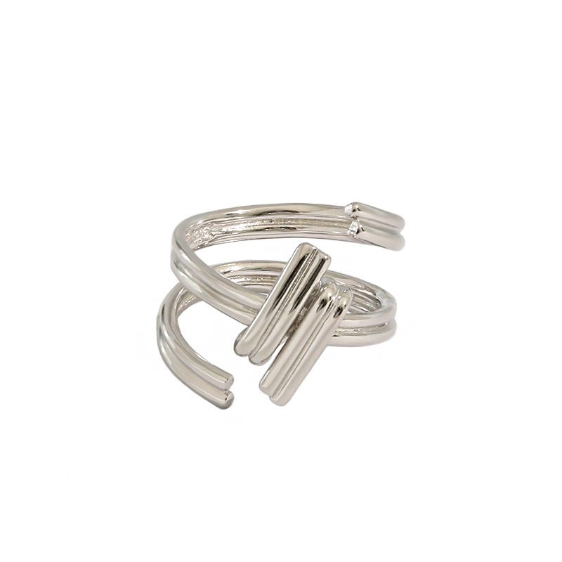 Fashion Screw 925 Sterling Silver Adjustable Ring - JEWELLY