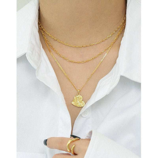 Friend's Hollow Chain Choker 925 Sterling Silver NecklacePendant Size: 2.65mm 
Metal Material: Solid 925 Sterling Silver
Metal Electroplating: 18K Yellow Gold/Rhodium
Chain Length: 360mm + 50mm Adjustable
Total Weight: 4.1JEWELLYJEWELLYHollow Chain Choker 925 Sterling Silver Necklace