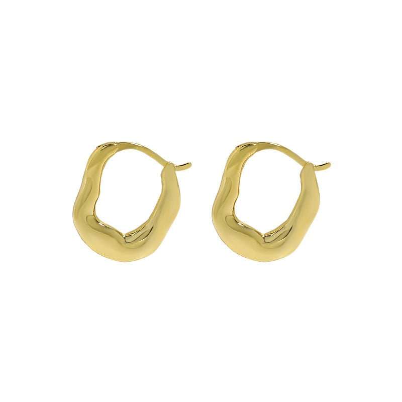 Gift Irregular Letter U Shape 925 Sterling Silver Hoop EarringsMetal Material: Solid 925 Sterling Silver
Metal Electroplating: 18K Yellow Gold /Rhodium
Total Weight: 3gJEWELLYJEWELLYShape 925 Sterling Silver Hoop Earrings