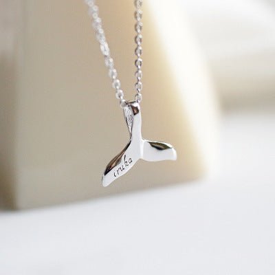 Gril Dolphin Tail 925 Sterling Silver Necklace - JEWELLY