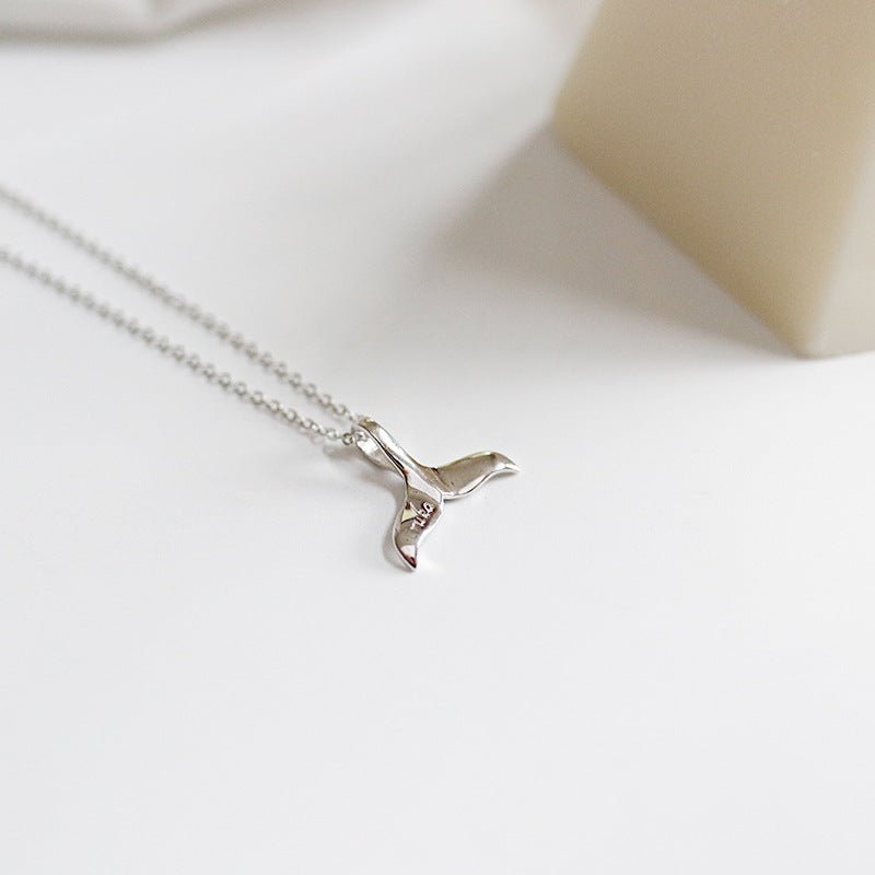 Gril Dolphin Tail 925 Sterling Silver Necklace - JEWELLY