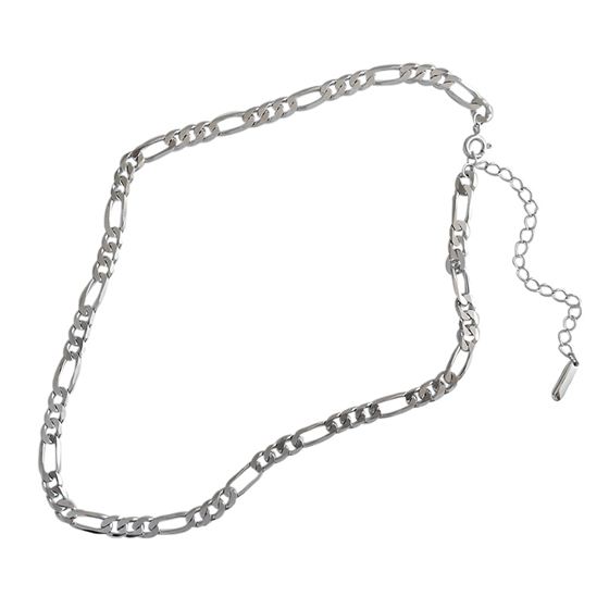 Hollow Chain Choker 925 Sterling Silver Necklace - JEWELLY