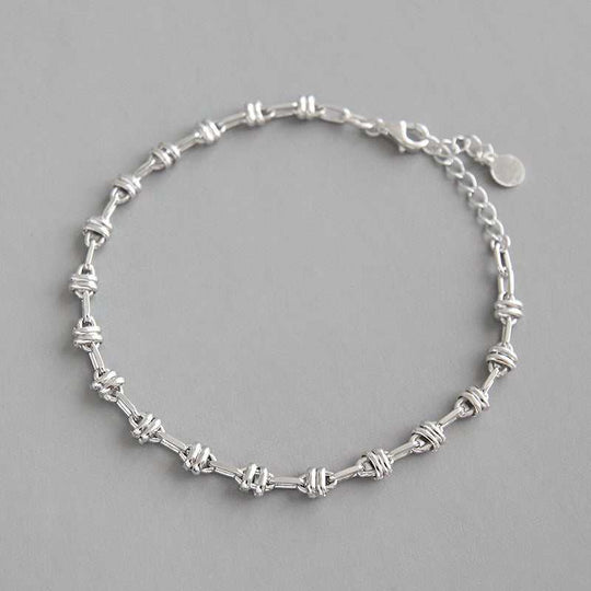 Honey Moon Lover Beads 925 Sterling Silver Promise Bracelet - JEWELLY