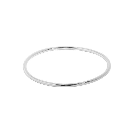 Minimalist 2.2mm S990 Sterling Silver BangleBangle Width: 2.2mm 
Bangle Diameter: 54mm/56mm/58mm
Metal Material: Solid 990 Sterling Silver
Metal Electroplating: No Plating
Total Weight: 6.7g/7.1g/7.4gJEWELLYJEWELLY2mm S990 Sterling Silver Bangle