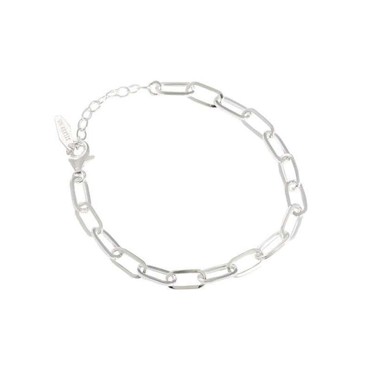 Modern Hollow Chain Fashion 925 Sterling Silver Bracelet - JEWELLY