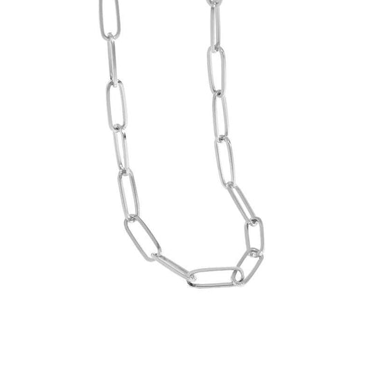 Modern Hollow Chain Simple 925 Sterling Silver Necklace - JEWELLY