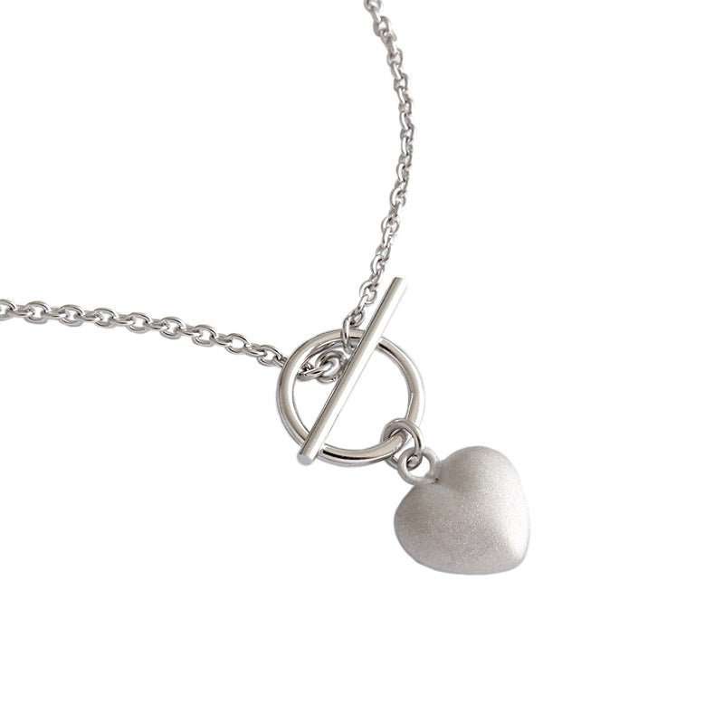 Office OT Heart 925 Sterling Silver NecklacePendant Size: 11mm 
Metal Material: Solid 925 Sterling Silver
Metal Electroplating: Rhodium
Chain Length: 415mm Adjustable
Total Weight: 5.09gJEWELLYJEWELLYOffice OT Heart 925 Sterling Silver Necklace