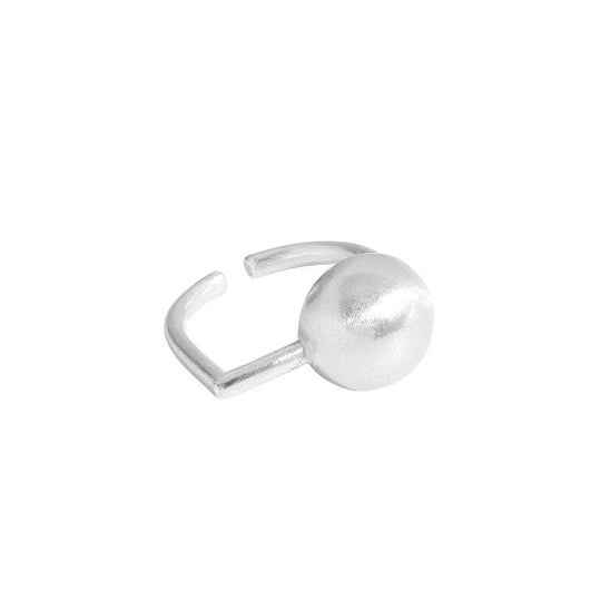 Simple One Rouns Ball 925 Sterling Silver Adjustable RingRing Top Size: 11.65mm 
Ring Diameter: 16.5mm
Metal Material: Solid 925 Sterling Silver
Metal Electroplating: 18K Yellow Gold/Rhodium
Ring Size: Open Size/AdjustableJEWELLYJEWELLYRouns Ball 925 Sterling Silver Adjustable Ring