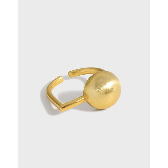 Simple One Rouns Ball 925 Sterling Silver Adjustable RingRing Top Size: 11.65mm 
Ring Diameter: 16.5mm
Metal Material: Solid 925 Sterling Silver
Metal Electroplating: 18K Yellow Gold/Rhodium
Ring Size: Open Size/AdjustableJEWELLYJEWELLYRouns Ball 925 Sterling Silver Adjustable Ring