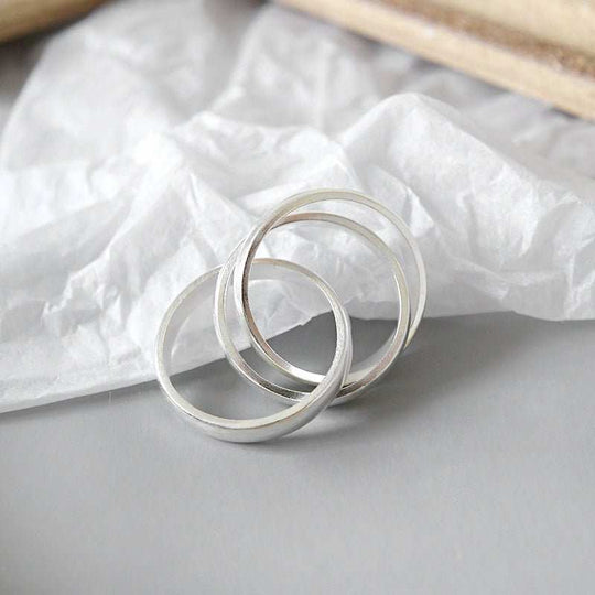 Simple Tri-Rings Cross S990 Sterling Silver Adjustable RingPer Ring Width: 4g
Metal Material: Solid 990 Sterling Silver
Total Weight: 9.62-11.3gJEWELLYJEWELLYSimple Tri-Rings Cross S990 Sterling Silver Adjustable Ring