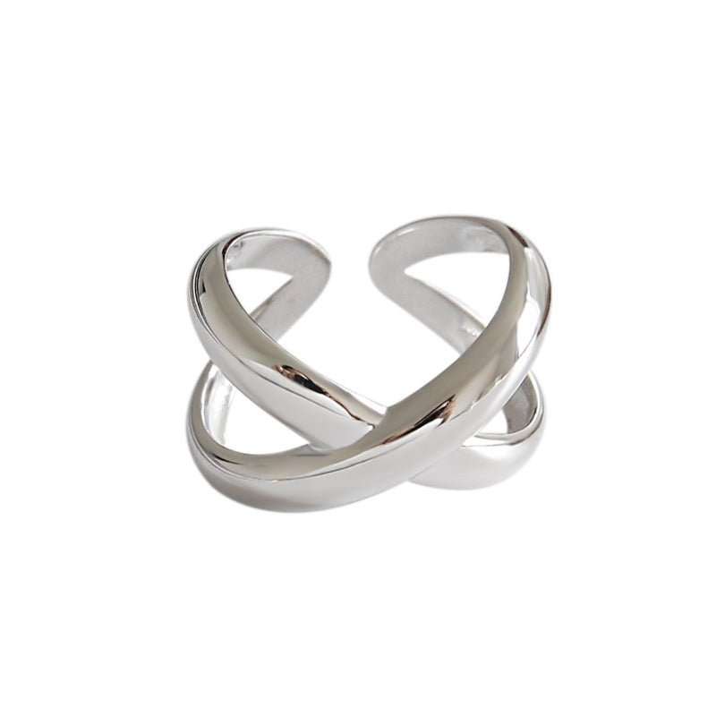 Simple X Cross 925 Sterling Silver Adjustable RingRing Width: 14.5mm
Ring Diameter: 16.9mm
Metal Material: Solid 925 Sterling Silver
Metal Electroplating: Rhodiumd
Ring Size: Open Size/Adjustable
Total Weight: 4.85-JEWELLYJEWELLYCross 925 Sterling Silver Adjustable Ring