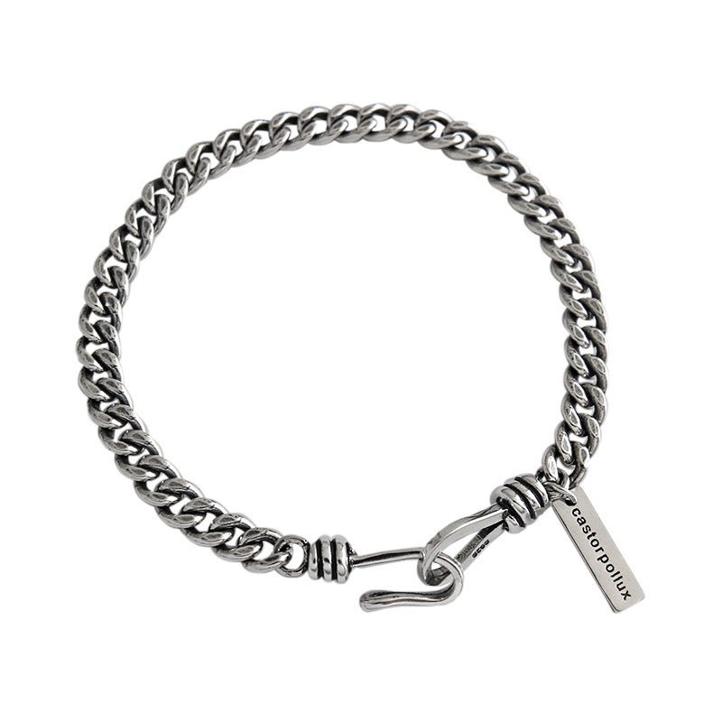 Vinatge Hollow Chain Fashion 925 Sterling Silver Bracelet - JEWELLY