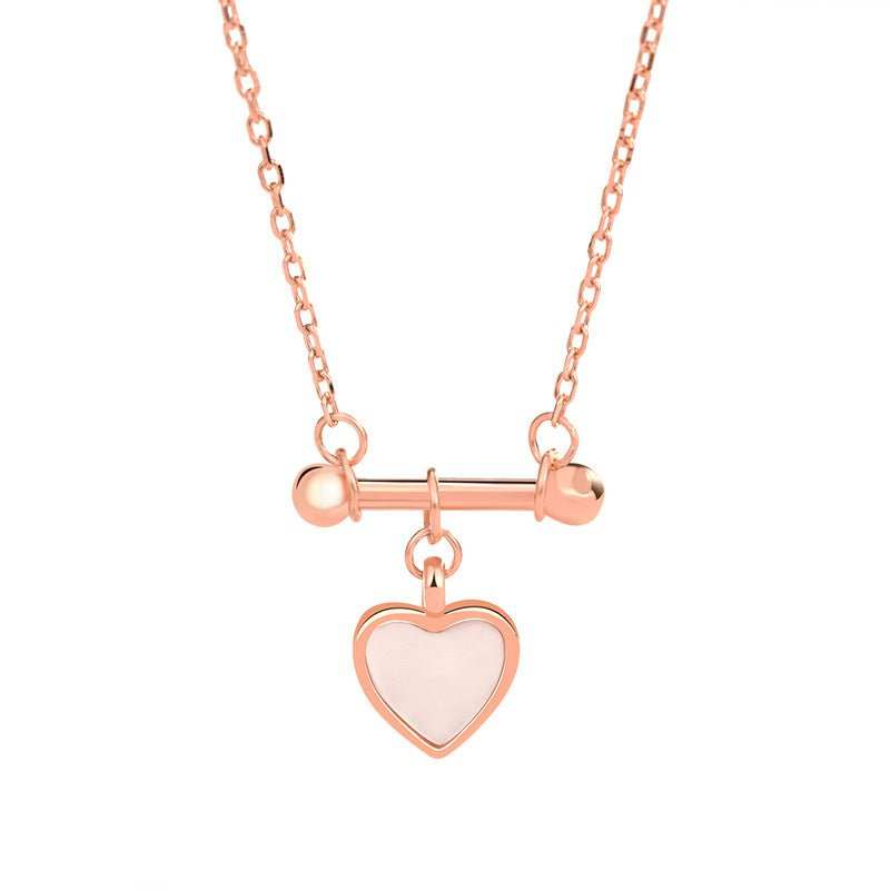 Women Mother of Shell Love Heart 925 Sterling Silver NecklaceMain Stone: Mother of Shell
Main Stone Quantity: 1 
Pendant Size: 13mm * 14mm 
Metal Material: Solid 925 Sterling Silver
Metal Electroplating: Rhodium/Rose Gold
ChaiJEWELLYJEWELLYShell Love Heart 925 Sterling Silver Necklace