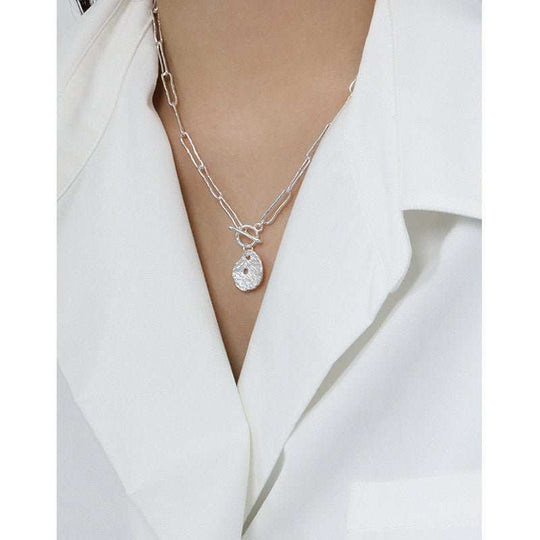 Women OT Lotus Leaf 925 Sterling Silver NecklacePendant Size: 17.5mm 
Metal Material: Solid 925 Sterling Silver
Metal Electroplating: Rhodium
Chain Length: 460mm 
Total Weight: 12.55gJEWELLYJEWELLYWomen OT Lotus Leaf 925 Sterling Silver Necklace