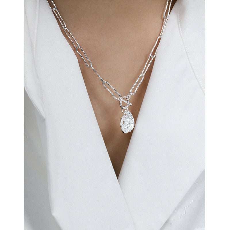 Women OT Lotus Leaf 925 Sterling Silver NecklacePendant Size: 17.5mm 
Metal Material: Solid 925 Sterling Silver
Metal Electroplating: Rhodium
Chain Length: 460mm 
Total Weight: 12.55gJEWELLYJEWELLYWomen OT Lotus Leaf 925 Sterling Silver Necklace